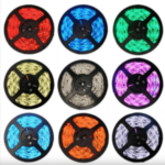Світлодіодна RGB стрічка 5 метрів з пультом та адаптером LED