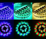 Світлодіодна RGB стрічка 5 метрів з пультом та адаптером LED
